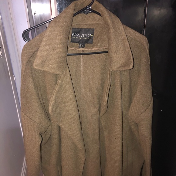 Forever 21 Jackets & Blazers - Olive Green Wool Jacket